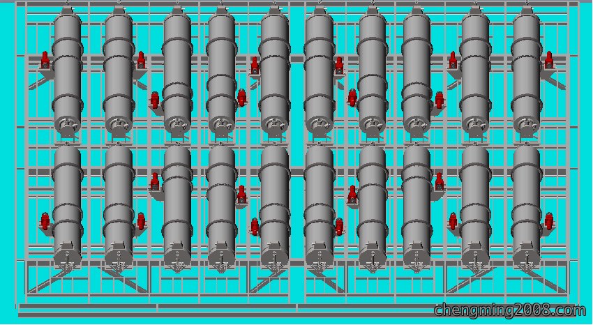 约旦 2x235MW 油页岩项目冷渣机布置图
